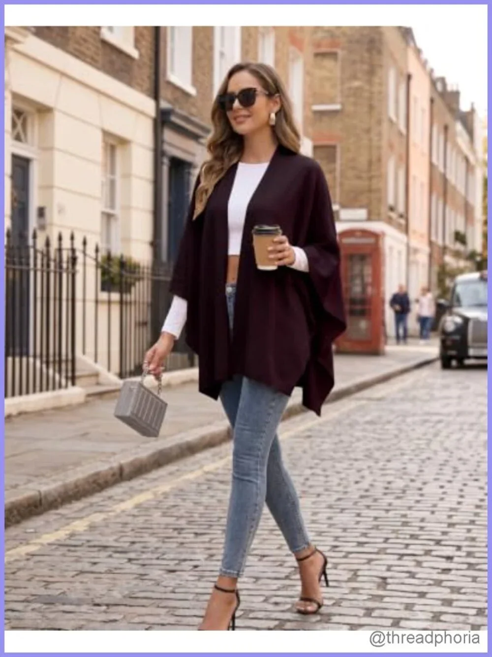 Cashmere Blend Shawl Wrap Poncho Knit Sweater Wraps for Women
